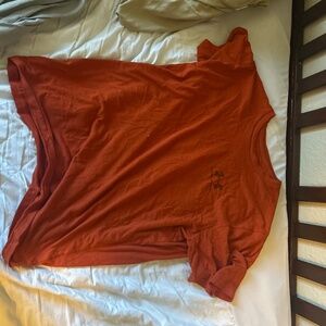 Orange under Armour T-shirt for active